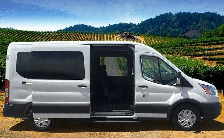 Our 9 Person Ford Sprinter $90 an hour 6 hour Minimum Napa